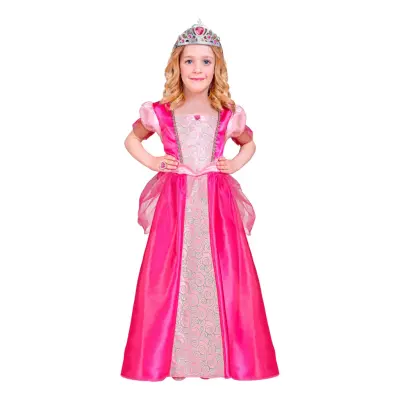 Rosa Prinsessa Barn Maskeraddräkt - Medium