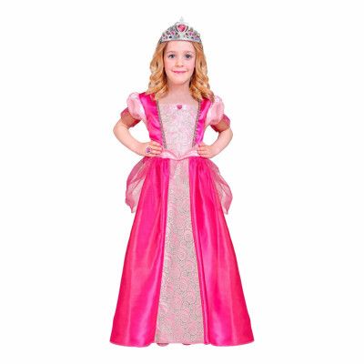 Rosa Prinsessa Barn Maskeraddräkt - Small