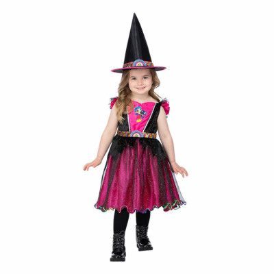 Sanna och Regnbågslandet Häxa Barn Maskeraddräkt - Medium