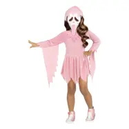 Scream Ghost Face Rosa Barn Maskeraddräkt - Small