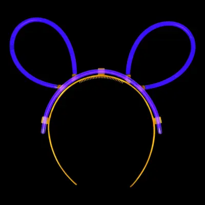 Självlysande Kaninöron - Blå