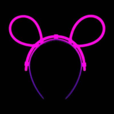 Självlysande Kaninöron - Rosa