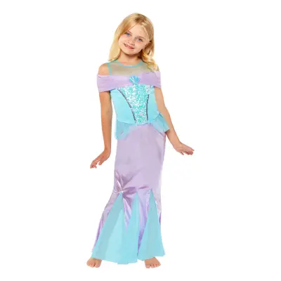 Sjöjungfru Barn Maskeraddräkt - X-Large