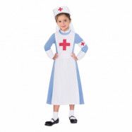 Sjuksköterska Retro Barn Maskeraddräkt - Medium