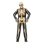 Skelett Tracksuit Barn Maskeraddräkt - X-Large