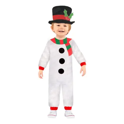 Snögubbe Barn Maskeraddräkt - Medium