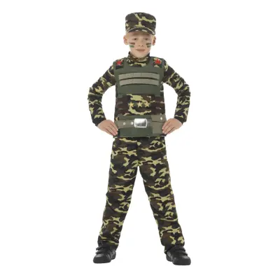 Soldat Maskeraddräkt Barn L