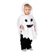 Spöke Poncho Barn Maskeraddräkt - 4-7 år