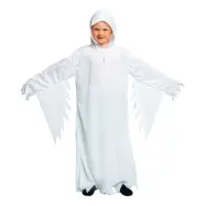 Spöke Vit Barn Maskeraddräkt - Small