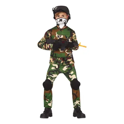 Special Force Halloween Barn Maskeraddräkt - Small
