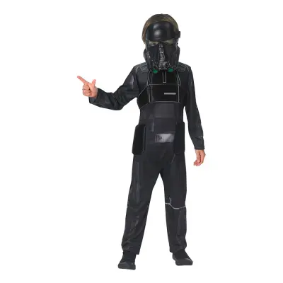 Star Wars Rouge One Death Trooper Deluxe Barn Maskeraddräkt - Large