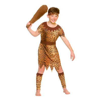 Stenålderspojke Barn Maskeraddräkt - Medium