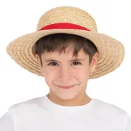 Stråhatt Luffy för Barn - One size
