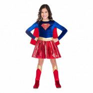 Super Girl Barn Maskeraddräkt - X-large