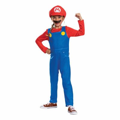 Super Mario Klassisk Barn Maskeraddräkt - X-Small