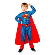 Superman Barn Maskeraddräkt - Medium