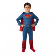 Superman Justice League med Muskler Barn Maskeraddräkt - Small