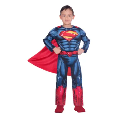 Superman Klassisk Barn Maskeraddräkt - Small