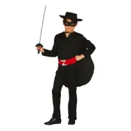 Svartklädd Bandit Barn Maskeraddräkt - X-Small