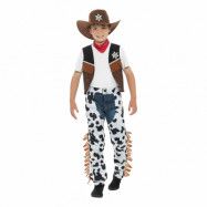 Texas Cowboy Barn Maskeraddräkt - Large