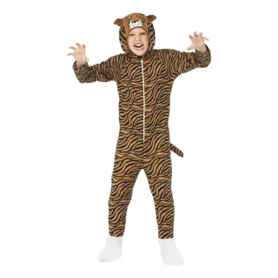 Tigerdräkt Barn Maskeraddräkt - Medium