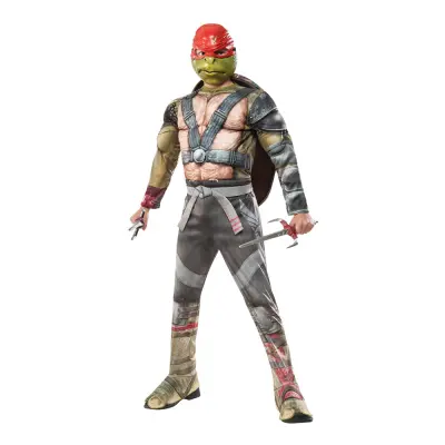 TMNT Raphael med Dolkar Deluxe Barn Maskeraddräkt - Small