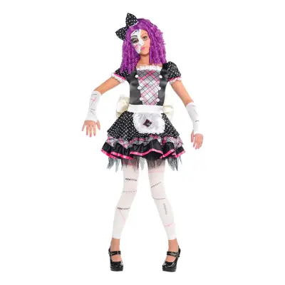 Trasig Docka Halloween Barn Maskeraddräkt - XX-Large