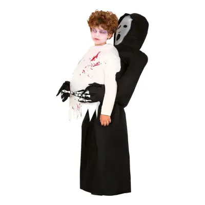 Uppblåsbar Döden med Kropp Barn Maskeraddräkt - Medium
