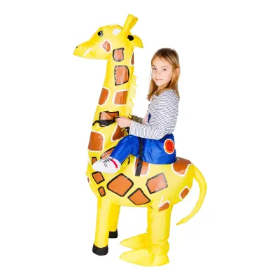 Uppblåsbar Giraff Barn Maskeraddräkt - One size