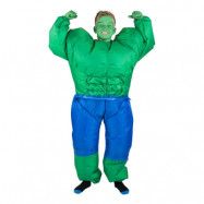 Uppblåsbar Hulken Barn Maskeraddräkt - One size