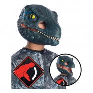 Velociraptor Mask för Barn med Rörlig Mun - One size