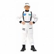 Vit Astronaut Barn Maskeraddräkt - X-Small