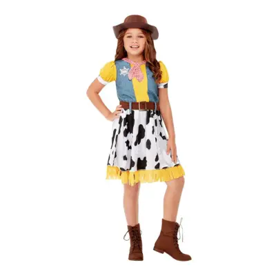 Western Cowgirl Barn Maskeraddräkt - Large