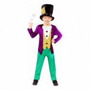Willy Wonka Jumpsuit Barn Maskeraddräkt - Large