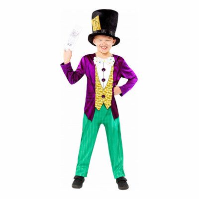 Willy Wonka Jumpsuit Barn Maskeraddräkt - Medium
