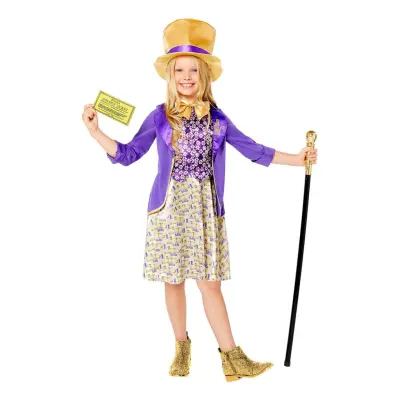Willy Wonka Klänning Barn Maskeraddräkt - Medium