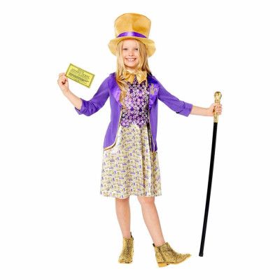Willy Wonka Klänning Barn Maskeraddräkt - X-Large