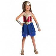 Wonder Woman maskeraddräkt klänning barn