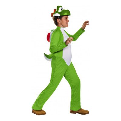 Yoshi Deluxe Barn Maskeraddräkt - Medium