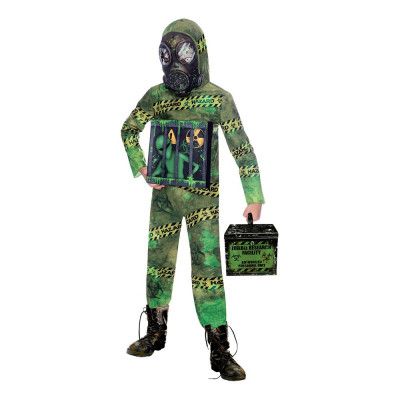 Zombie Alien Karantän Barn Maskeraddräkt - Large
