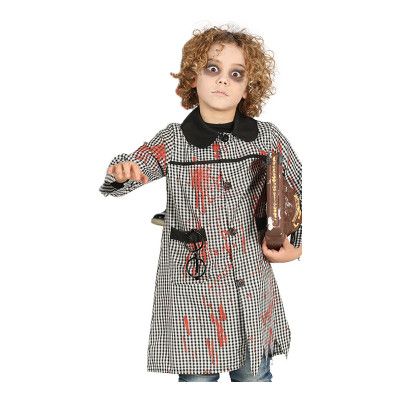 Zombie Skolflicka Barn Maskeraddräkt - Medium
