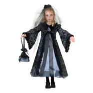 Zombiebrud Barn Maskeraddräkt - Large