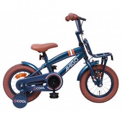 AMIGO Amigo - Barncykel - 2Cool 12 Tum Blå