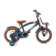 AMIGO Amigo - Barncykel - 2Cool 14 Tum 24 Cm Fotbroms Blå