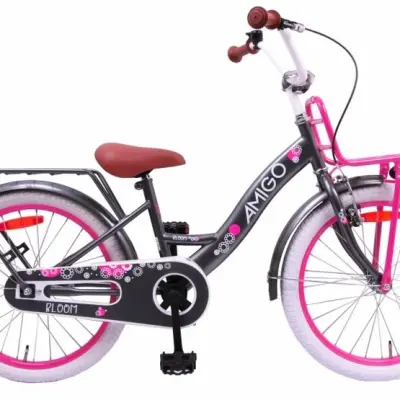 AMIGO Amigo - Barncykel - Bloom 20 Tum Grå