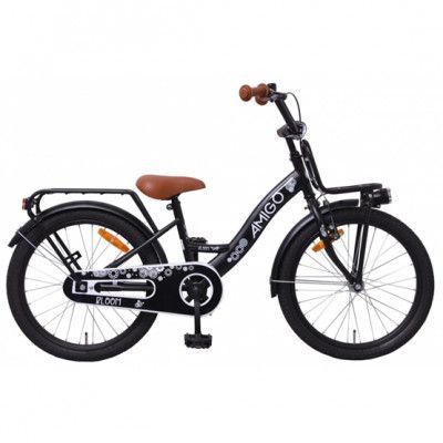 AMIGO Amigo - Barncykel - Bloom 20 Tum Matte Svart