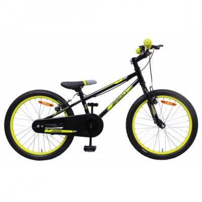 AMIGO Amigo - Barncykel - Cross 20 Tum Svart/Grön