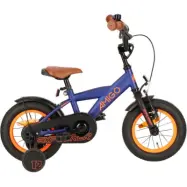 AMIGO Amigo - Barncykel - Explorer 12 Tum 20 Cm Fotbroms Blå/Orange