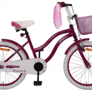 AMIGO Amigo - Barncykel - Flower 20 Tum Lila