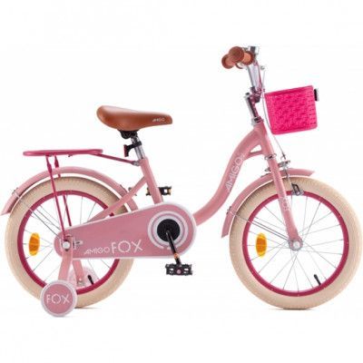 AMIGO Amigo - Barncykel - Fox 12 Inch 20 Cm Fotbroms Rosa